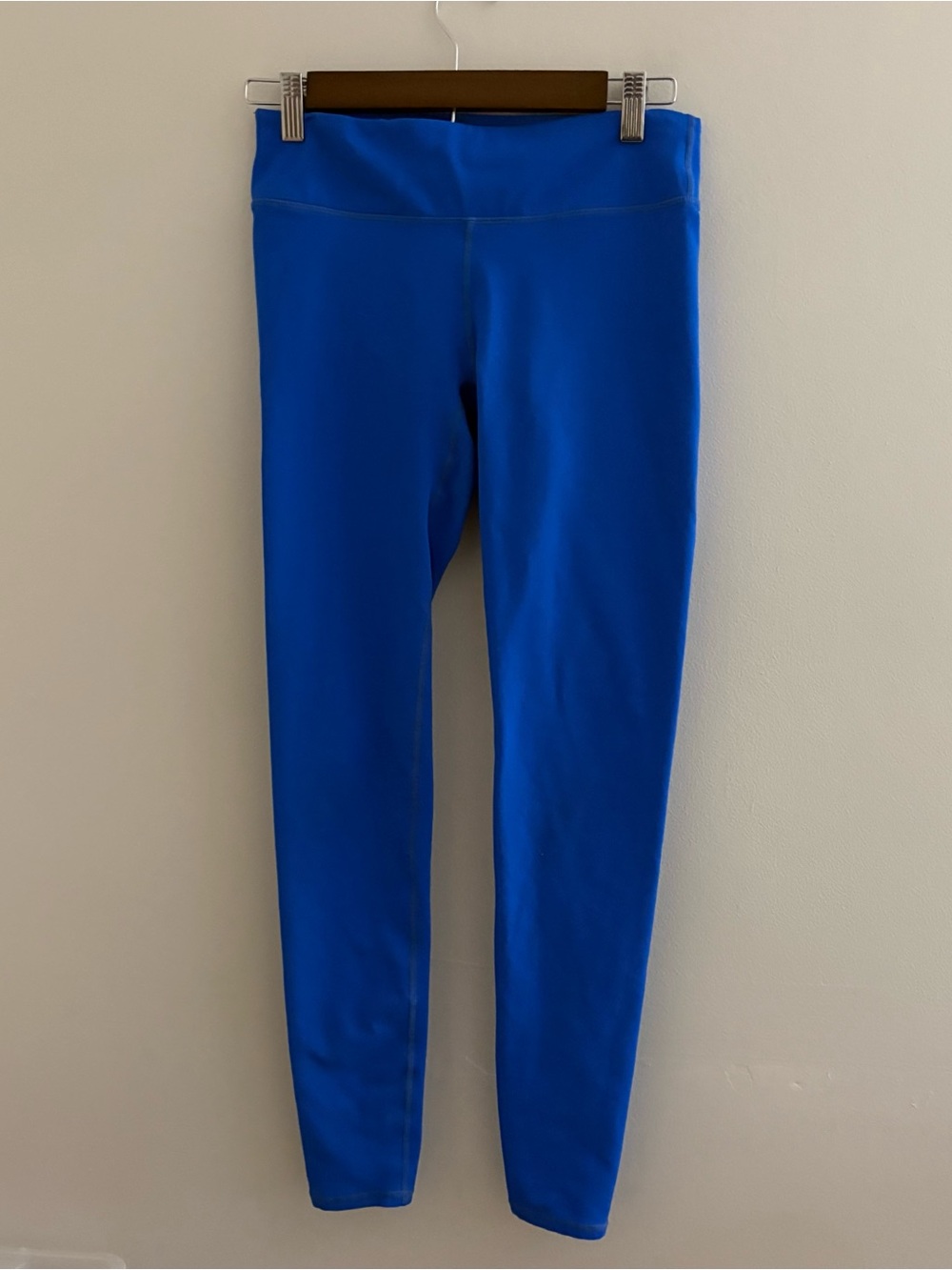 Fabletics Women’s Blue Leggings Ankle 26” X 27” Workout Gym N7